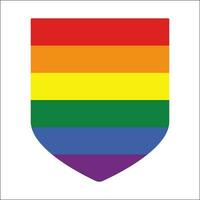 Fröhlich Stolz Flagge. traditionell Symbol zum das ganz lgbtq Gemeinschaft und Fröhlich Männer vektor