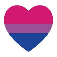 bisexuell stolz flagge vektor