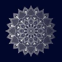 kreisförmig Muster im bilden von Mandala mit Lotus Blume zum Henna, mehndi, Tätowierung, Dekoration. dekorativ Ornament im ethnisch orientalisch Stil. Gliederung Gekritzel Hand zeichnen Vektor Illustration.