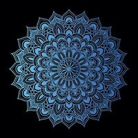 Mandala Kunst kreisförmig Muster Ornament Dekoration zum Meditation Poster, Erwachsene Färbung Buch.Rundschreiben Blume Mandala mit Jahrgang Blumen- Stil, schön gefüttert Design im Jahrgang vektor