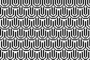 abstrakt svart och vit mönster. svartvit mosaik- mönster grafisk design element. vektor