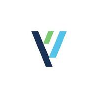 Illustration von ein Logo Vektor mit das Initialen v. geeignet zum Beratung, finanziell und andere Firmen.
