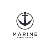 Marine Logo Design Vektor mit modern einzigartig Stil