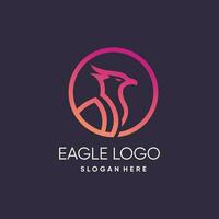 Adler Logo Design Vektor mit modern kreativ Stil