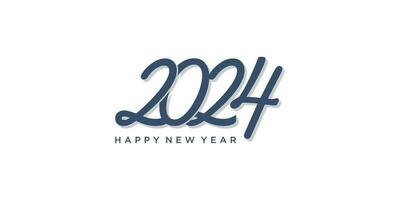 2024 Logo Design Vektor mit modern kreativ Stil