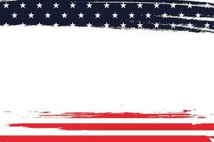 4 .. von Juli Hintergrund mit Text Raum. USA Unabhängigkeit Tag Hintergrund mit vereinigt Zustände Flagge. vektor