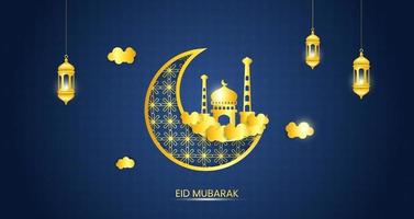 Eid Mubarak Hintergrund vektor