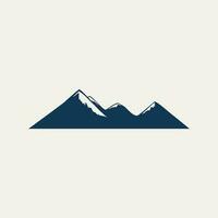 Berg Landschaft Silhouette Logo Design vektor