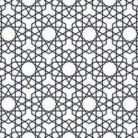 abstrakt islamisch Arabisch nahtlos geometrisch Muster Vektor zum drucken und Design