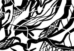 Grunge schwarz und Weiß Hintergrund Vorlage. abstrakt, chaotisch, bespritzt, Sprüher Textur mit einfach Änderung Vektor