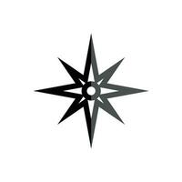 Kompass Logo Vektor draussen Dreieck Pfeil Technologie Navigator