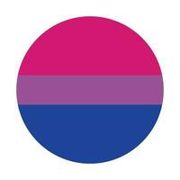 bisexuell stolthetsflagga vektor