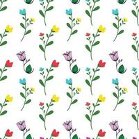 Vektor nahtlos Blumen- Muster Illustration Design eps Bd. 09, Textil- Blumen- Muster Hintergrund, wiederholt Muster, elegant abstrakt Muster, Muster zum Dekoration