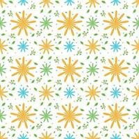 Vektor nahtlos Blumen- Muster Illustration Design eps Band 08, Textil- Blumen- Muster Hintergrund, wiederholt Muster, elegant abstrakt Muster, Muster zum Dekoration