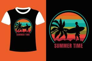 sommar t-shirt design. vektor