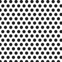 modern einfach schwarz groß Polka Punkt Muster auf Weiß Hintergrund. vektor