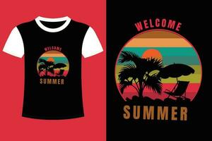 sommar t-shirt design. vektor