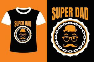 far dag t-shirt design. pappa dag t-shirt design. vektor