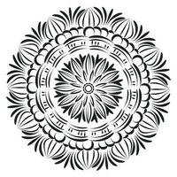 vektor abstrakt mandala mönster. mandala retro hand dragen för skriva ut eller använda sig av som affisch, kort, flygblad, klistermärke eller tatuering