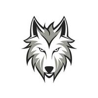 Wolf Kopf Logo Vektor - - Tier Marke Symbol