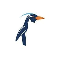 Pinguin Kopf Logo Vektor - - Vogel Marke Symbol