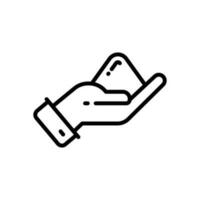 Hand Symbol zum Ihre Webseite, Handy, Mobiltelefon, Präsentation, und Logo Design. vektor