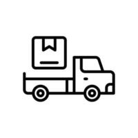 leverans lastbil ikon för din hemsida, mobil, presentation, och logotyp design. vektor