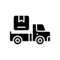 Lieferwagen-Symbol für Ihre Website, Ihr Handy, Ihre Präsentation und Ihr Logo-Design. vektor