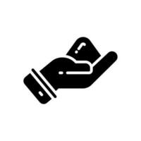 Hand Symbol zum Ihre Webseite, Handy, Mobiltelefon, Präsentation, und Logo Design. vektor