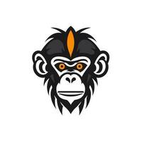 Affe Kopf Logo Vektor - - Gorilla Marke Symbol