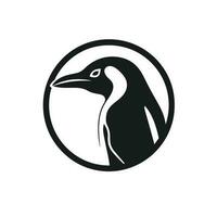 Pinguin Kopf Logo Vektor - - Vogel Marke Symbol