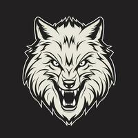 Wolf Kopf Logo Vektor - - Tier Marke Symbol