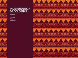 Independencia de Kolumbien Flagge Veranstaltung Stolz Vektor Reise Gelb Urlaub Element Freiheit National Kunst