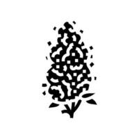 cannabis knopp ogräs glyf ikon vektor illustration