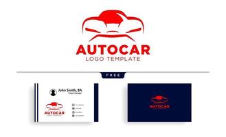 Auto Automobil Logo in einfachen Linie Grafikdesign Vorlage Vektor