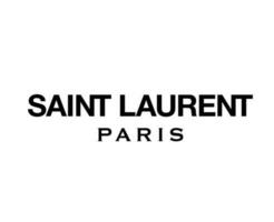 Heilige Laurent Paris Marke Logo schwarz Symbol Kleider Design Symbol abstrakt Vektor Illustration