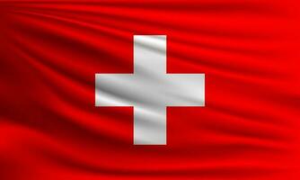 Vektor Flagge von Schweiz
