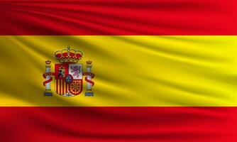 vektor flagga av Spanien