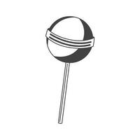 retro lolipop godis vektor stock illustration årgång lolipop godis