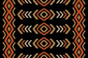 etnisk ikat tyg mönster geometrisk stil.afrikansk ikat broderi etnisk orientalisk mönster svart bakgrund. abstrakt, vektor, illustration.för textur, kläder, scarf, dekoration, matta, siden. vektor