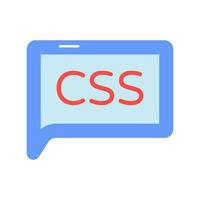 schön entworfen Vektor von CSS Plaudern Blase im modern Stil, einfach zu verwenden Symbol