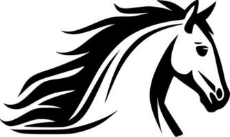 Pferd - - minimalistisch und eben Logo - - Vektor Illustration