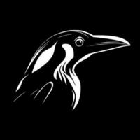 Pinguin, minimalistisch und einfach Silhouette - - Vektor Illustration