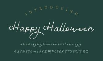 Unterschrift Schriftart Kalligraphie Logo Skript Bürste Schriftart Art Schriftart Beschriftung handgeschrieben vektor