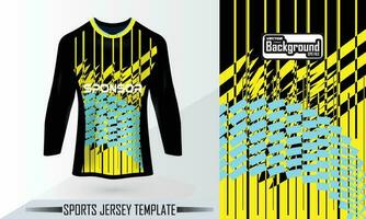 Sublimation Fußball kreativ Jersey Design vektor