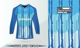 Sublimation Fußball kreativ Jersey Design vektor