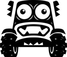 Monster- LKW - - hoch Qualität Vektor Logo - - Vektor Illustration Ideal zum T-Shirt Grafik