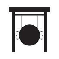 Gong-Vektor-Symbol vektor