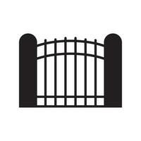 Zaun Symbol Vektor