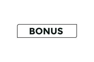 Web-Banner-Vorlagen für Bonusschaltflächen. Vektor-Illustration vektor